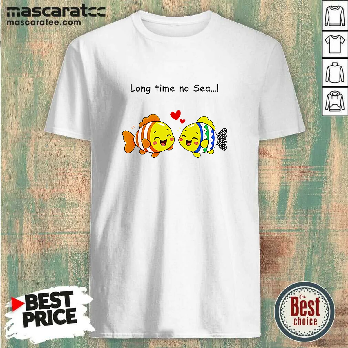 Good Cute Fish Couple Long Time Shirt Good Cute Fish Couple Long Time Shirt