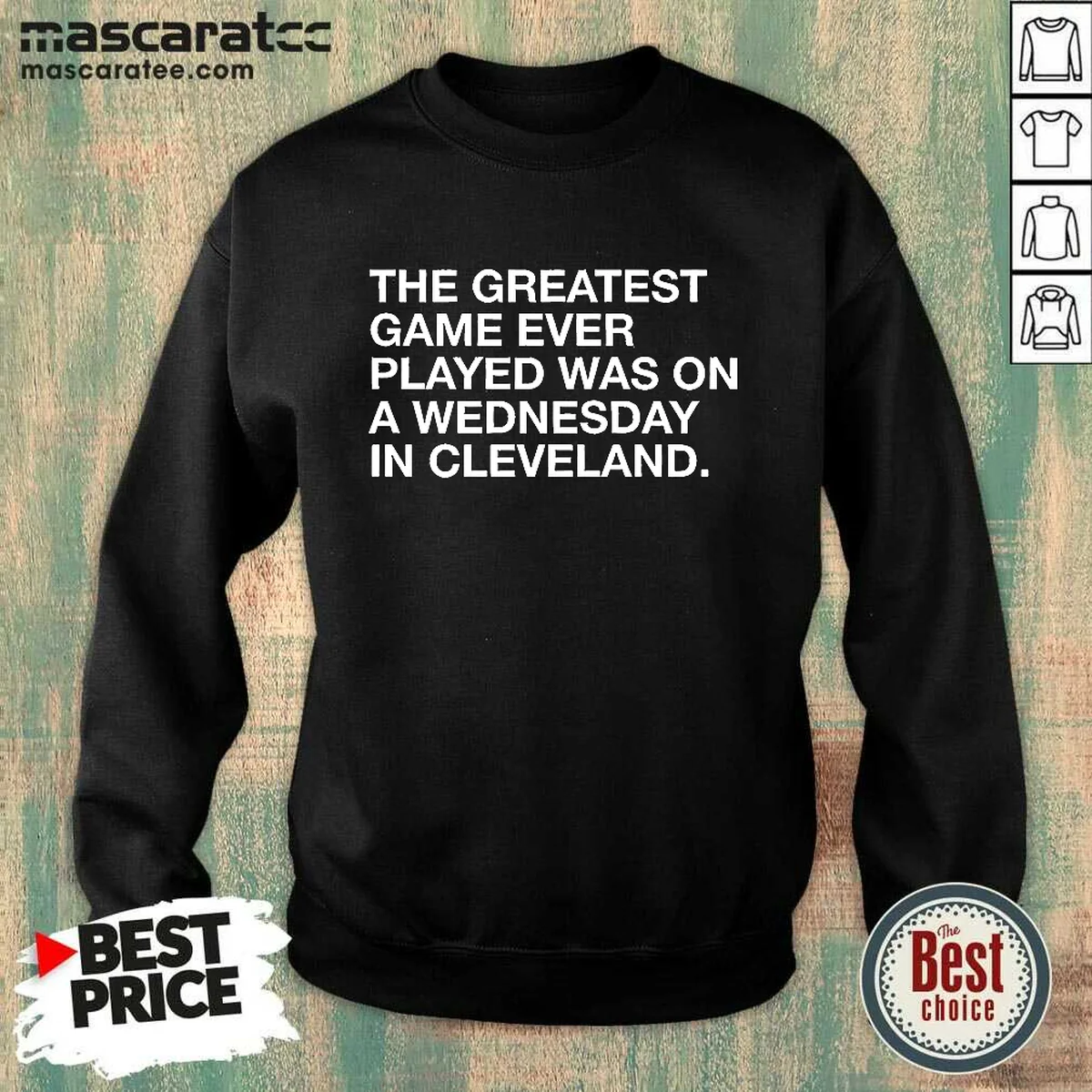 Good The Greatest Game Ever Played Sweatshirt Good The Greatest Game Ever Played Sweatshirt