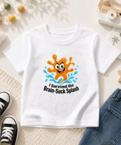 Hot Cheeky Brain Suck Amoeba Minimalist Kids T-Shirt
