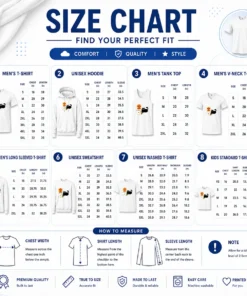 Size chart for Hot I Fix Problems You Created with measurements in inches and cm