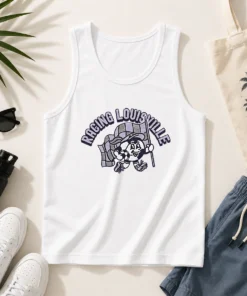 Hot Kid'S Racing Louisville Soccer Player Grey Tank Top