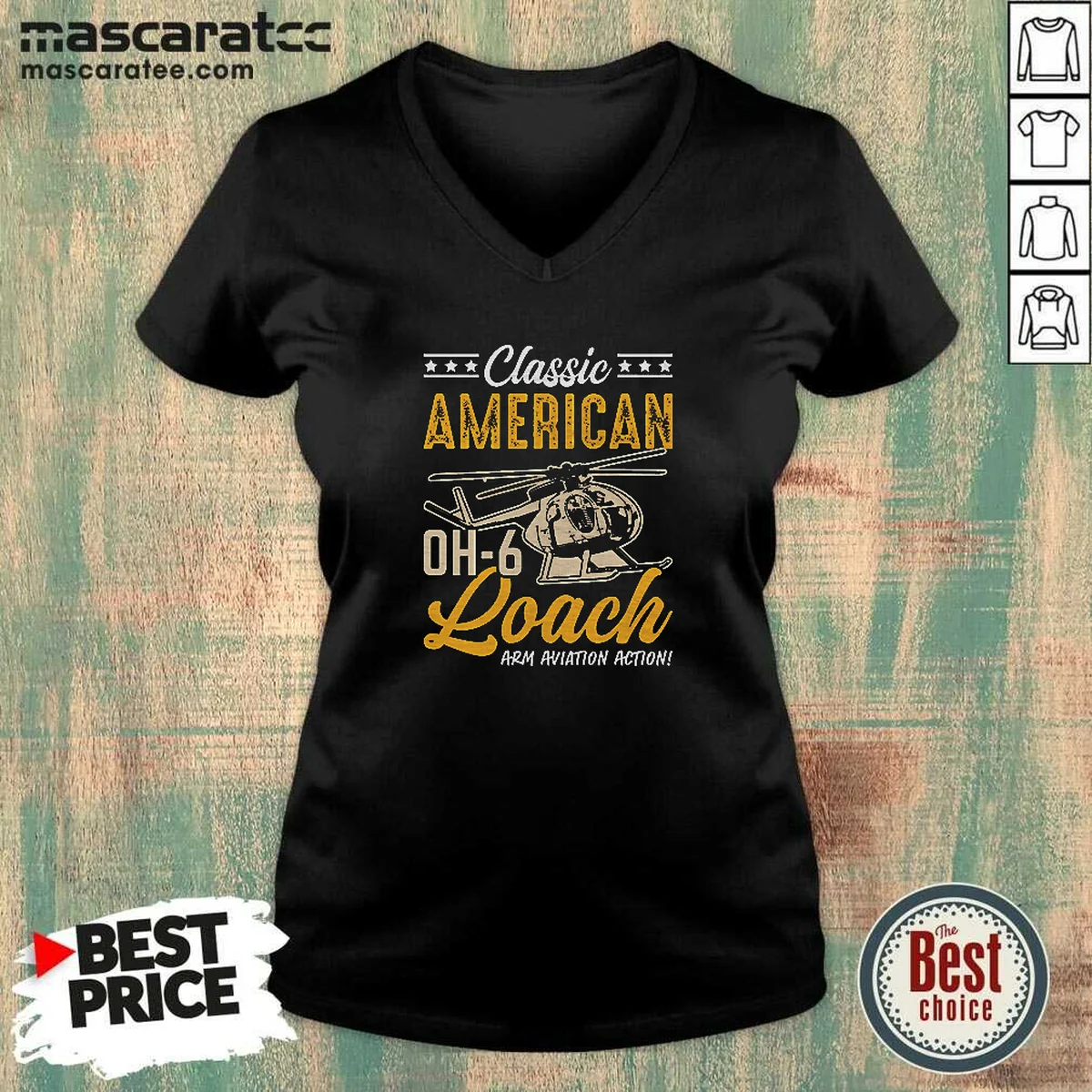 Nice Classic American Hughes OH 6 V-Neck Shirt Nice Classic American Hughes OH 6 V-Neck Shirt