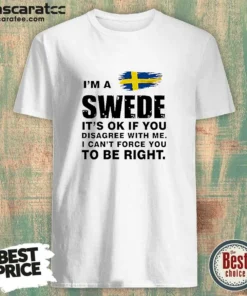 Nice Swede I Am A Swede It Is Ok If You Disagree With Me I Cannot Force You To Be Right