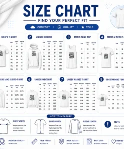 Size chart for Official First Day Of School Chaos Coordinator Silhouette with measurements in inches and cm