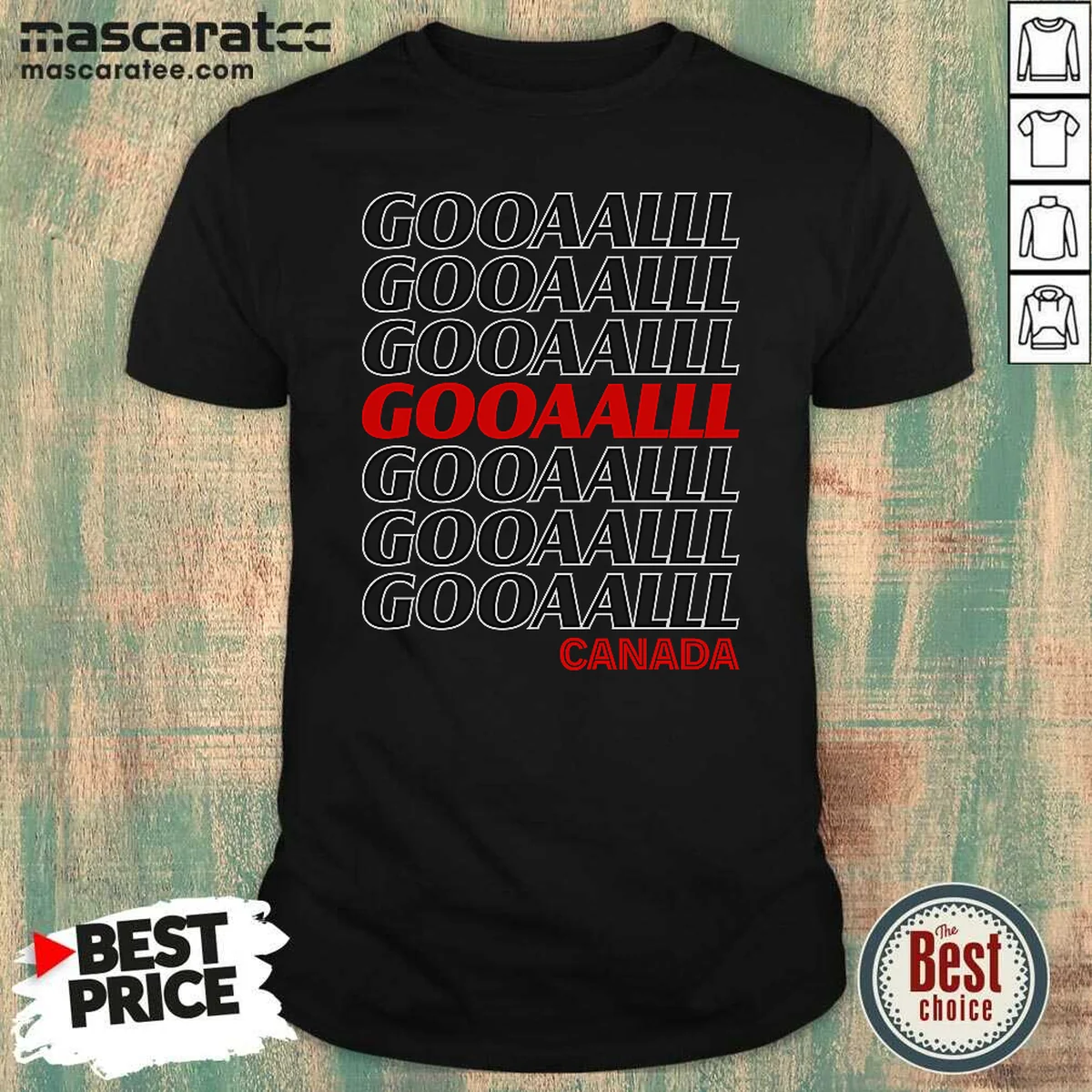 Official Gooooalll Canada Soccer Fan Apparel Shirt Official Gooooalll Canada Soccer Fan Apparel Shirt