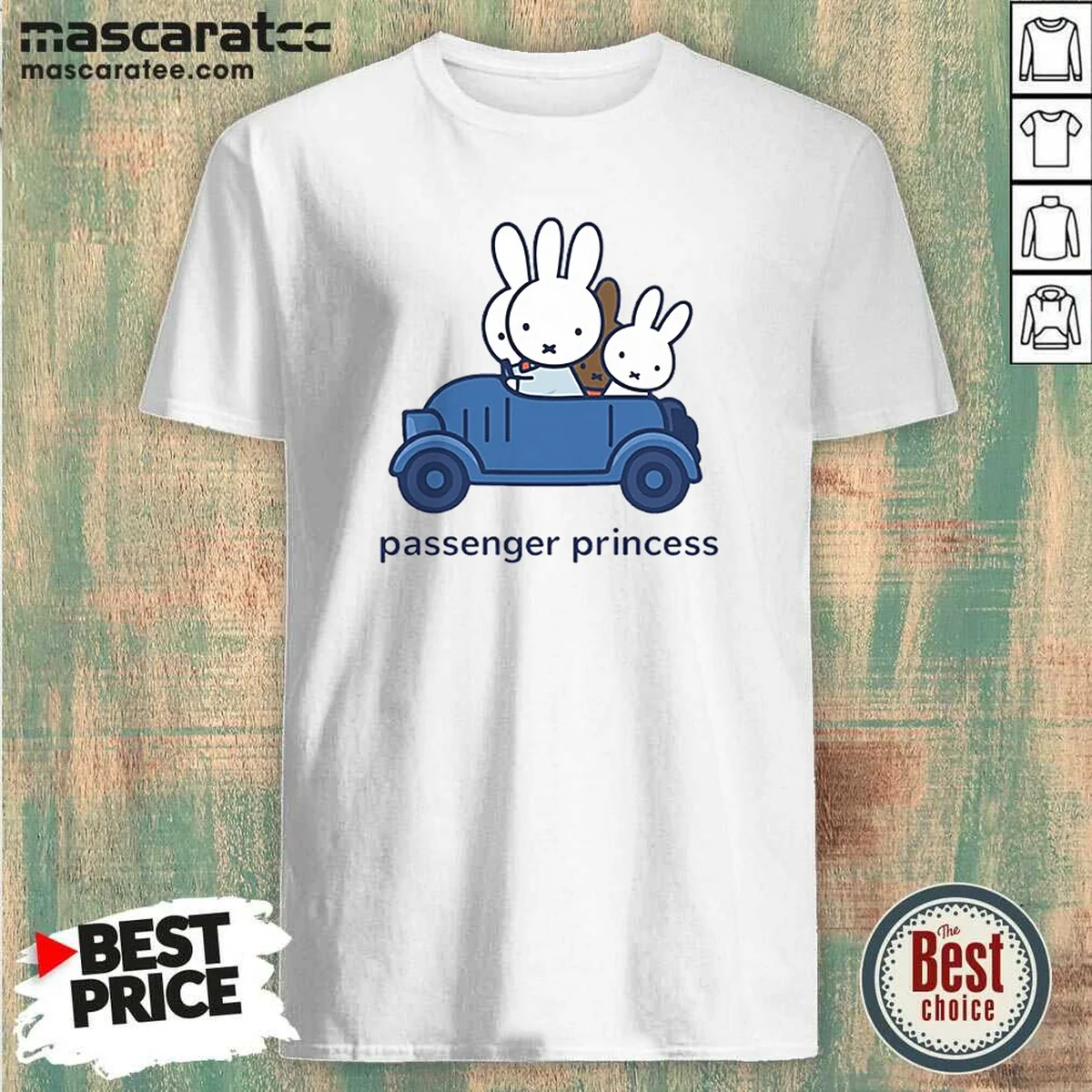 Official Miffy Passenger Princess Bunny Cute Shirt Official Miffy Passenger Princess Bunny Cute Shirt