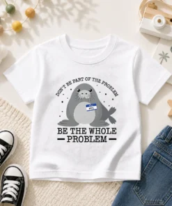 Original Hello My Name Is Neil Funny Seal Character Copy Kids T Shirt featuring a playful seal graphic on a comfortable kid t shirt