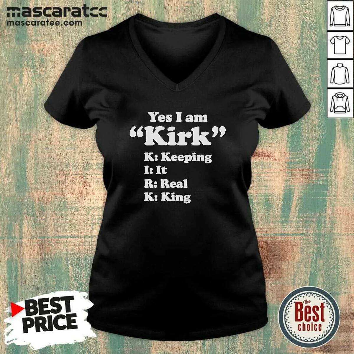 Original Officials Yes I Am Kirk V-Neck Shirt Original Officials Yes I Am Kirk V-Neck Shirt
