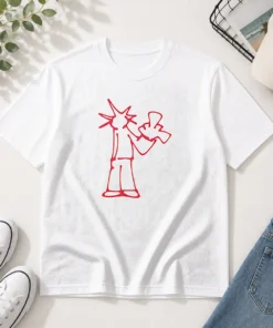 Original Statue Of Liberty New York City Sketch Art Doodle Minimal Line Drawing