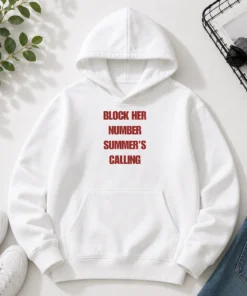 Premium Block Her Number Summer'S Calling Summer Vibes Hoodie
