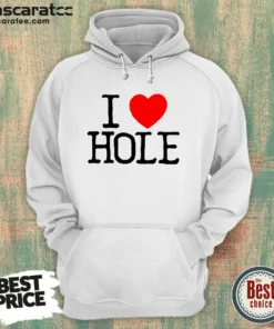 Premium I Love Hole Band Logo Alternative Rock Grunge hoodie in charcoal gray with front graphic print