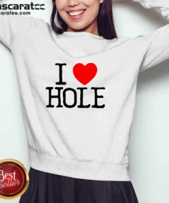 Premium I Love Hole Band Logo Alternative Rock Grunge Sweatshirt