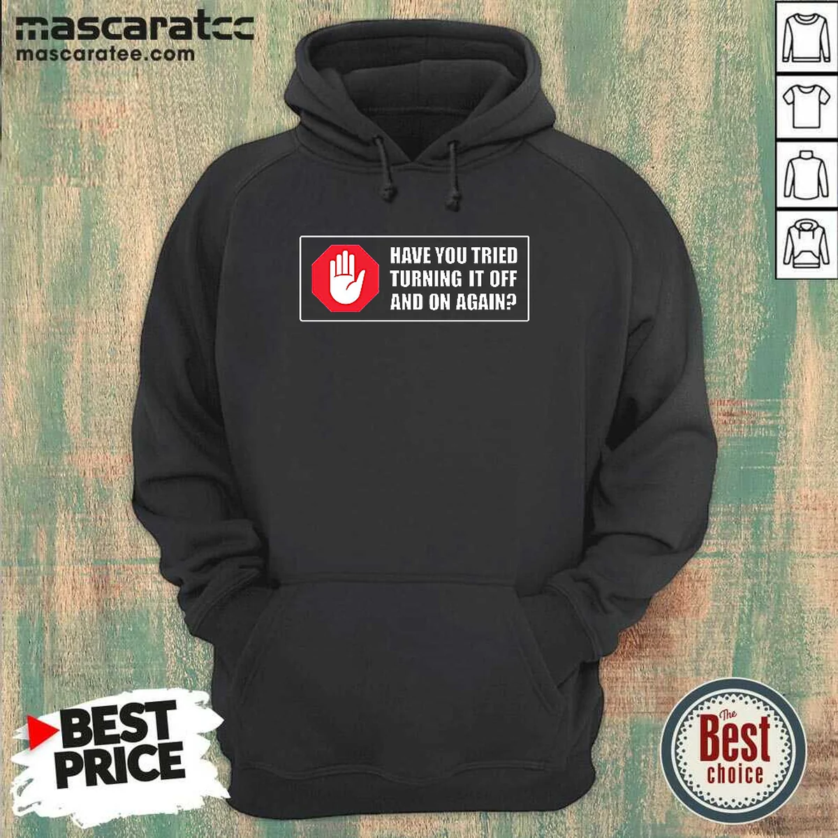 Premium Turn It Off And On Hoodie Premium Turn It Off And On Hoodie