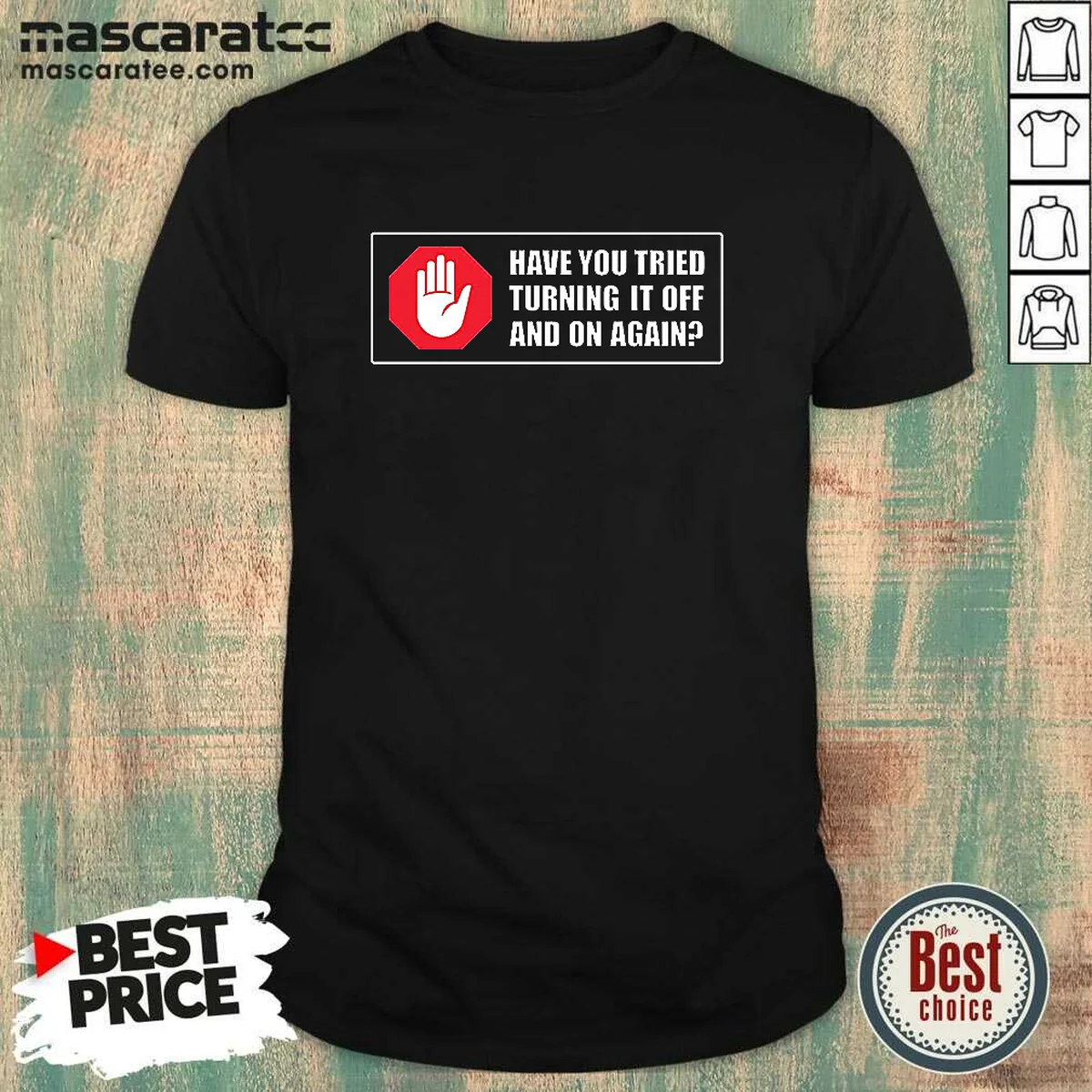 Premium Turn It Off And On Shirt Premium Turn It Off And On Shirt