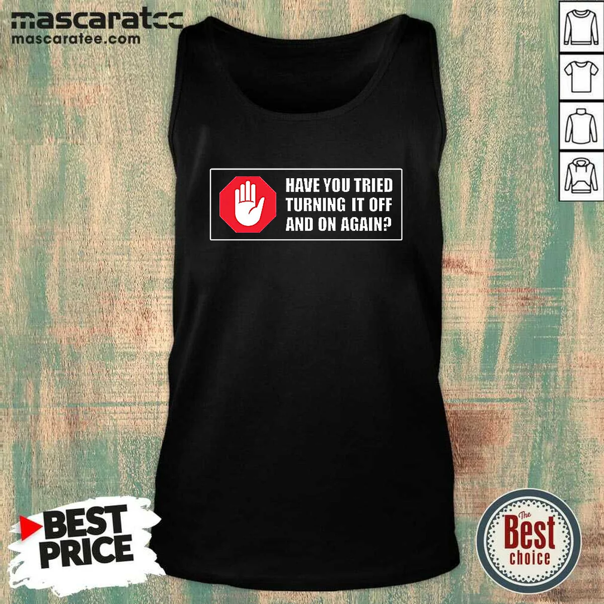 Premium Turn It Off And On Tank Top