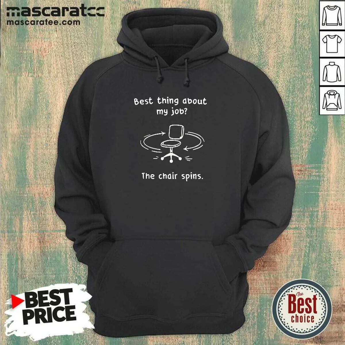 Pretty Best Thing About My Job Hoodie Pretty Best Thing About My Job Hoodie