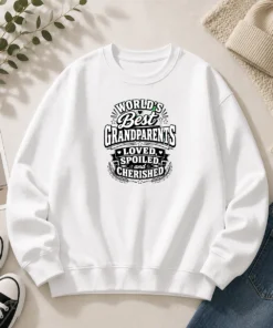 Pretty Grandparents Day Proud Silhouette Tee For Loved Grandparents Sweater