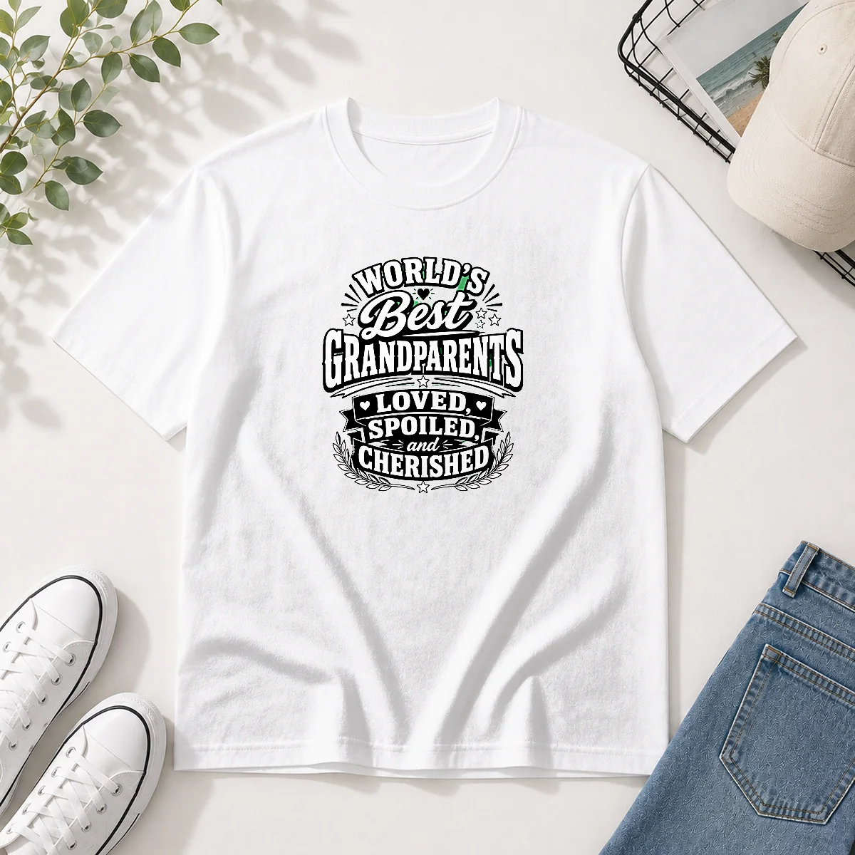 Pretty Grandparents Day Proud Silhouette Tee Shirt Pretty Grandparents Day Proud Silhouette Tee Shirt