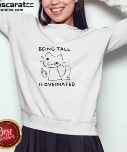 Pretty Neco Arc Tsukihime Being Tall Is Overrated Meme Character Doodle Sweatshirt