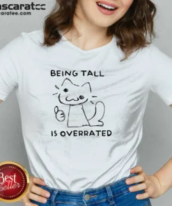 Pretty Neco Arc Tsukihime Being Tall Is Overrated Meme Character Doodle V-Neck Shirt