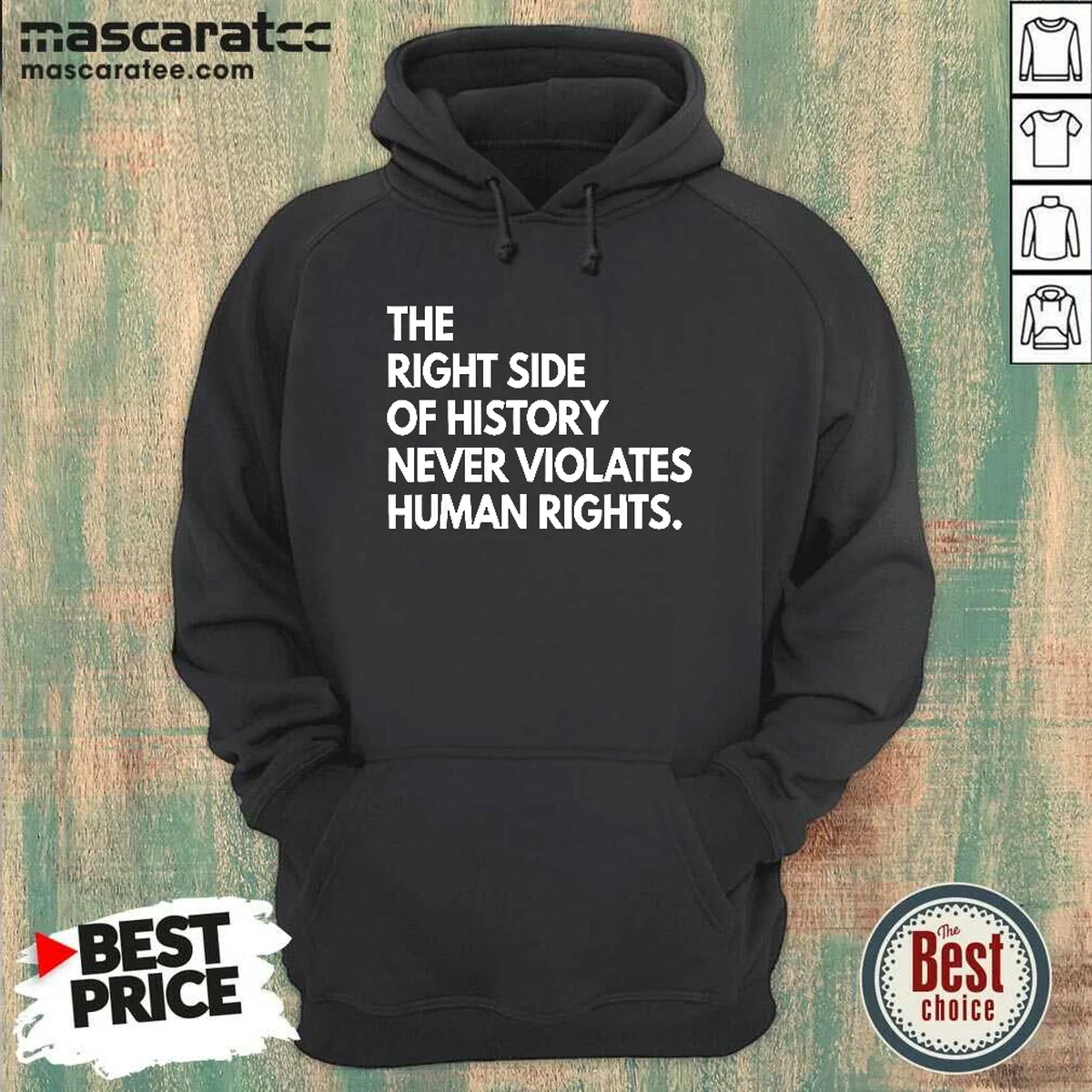 Pretty The Right Side Of History Hoodie Pretty The Right Side Of History Hoodie