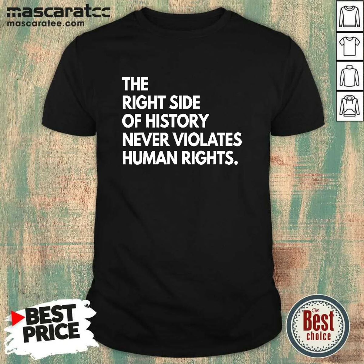 Pretty The Right Side Of History Shirt Pretty The Right Side Of History Shirt