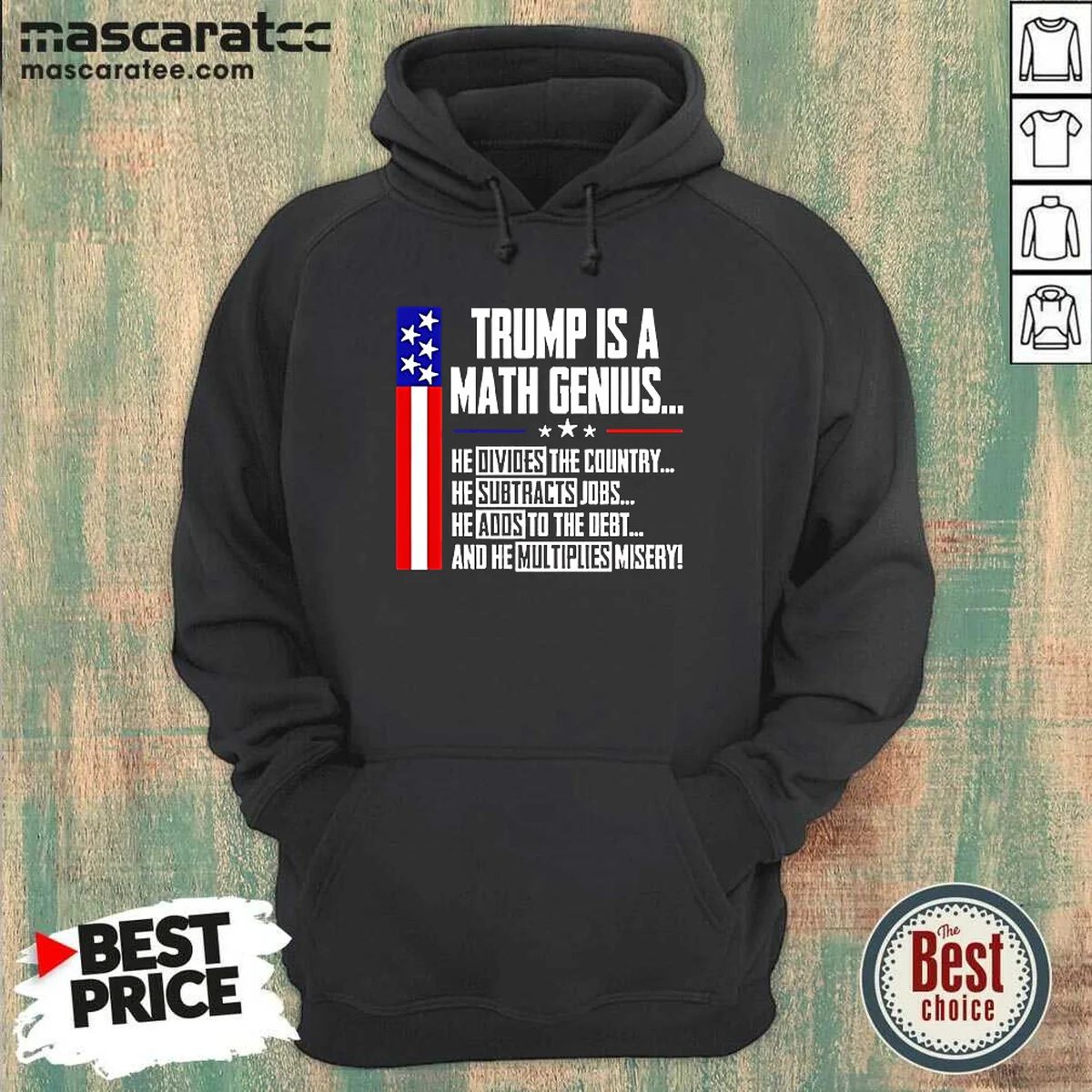 Pretty Trump Is A Math Genius Hoodie Pretty Trump Is A Math Genius Hoodie