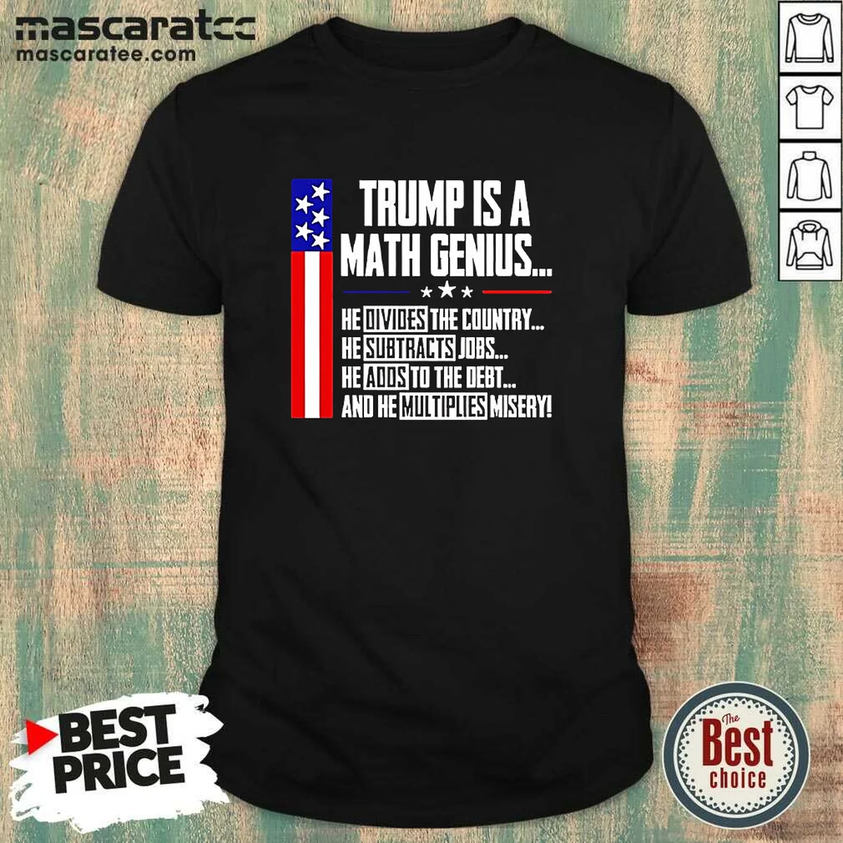 Pretty Trump Is A Math Genius Shirt Pretty Trump Is A Math Genius Shirt