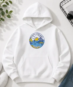 Pretty University Of Delaware Newark DE Coastal Emblem Hoodie