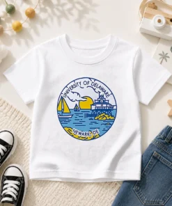 Pretty University Of Delaware Newark DE Coastal Emblem Kids T-Shirt