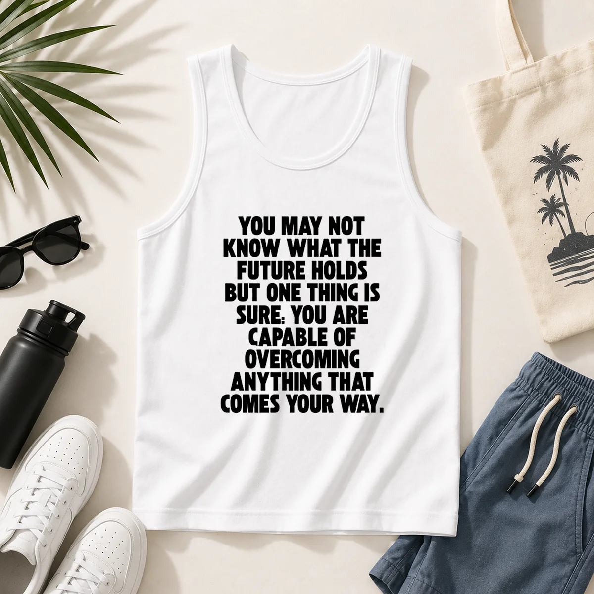 Pretty You Are Capable Of Overcoming Anything That Comes Your Way Tank Top