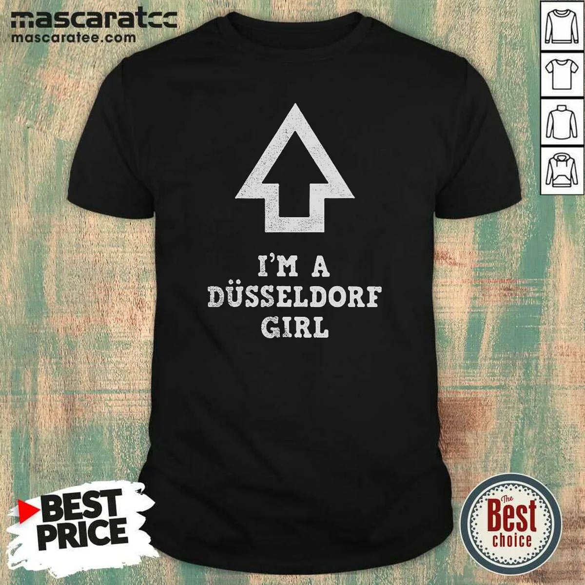 Top I'M A Dusseldorf Girl AOP Shirt Top I'M A Dusseldorf Girl AOP Shirt
