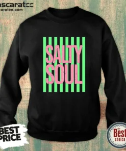 Top Salty Soul Retro Stripes Sunshine Sweatshirt