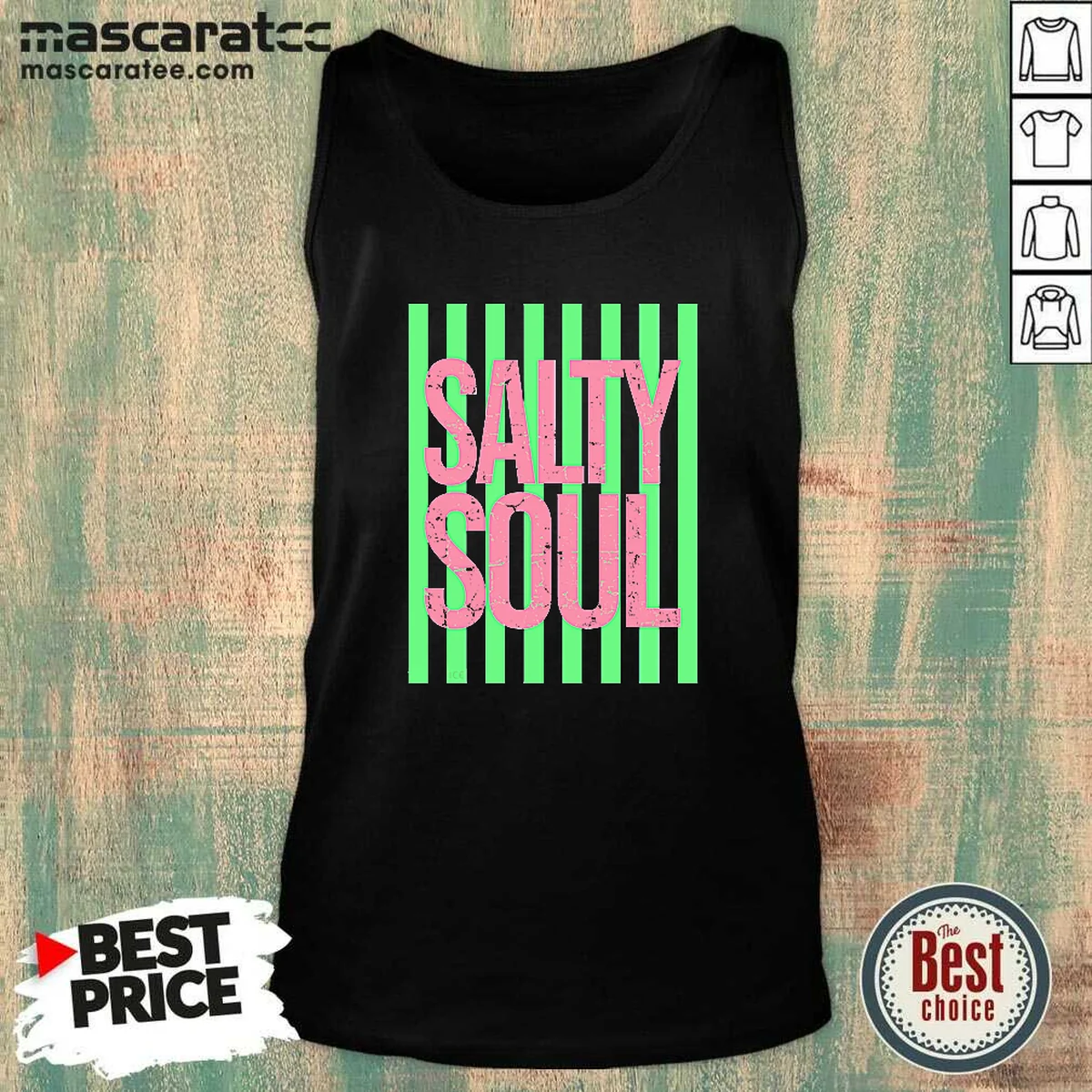 Top Salty Soul Retro Stripes Sunshine Tank Top Top Salty Soul Retro Stripes Sunshine Tank Top