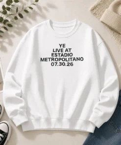 Awesome Ye Live At Estadio Metropolitano July 30 2026 Sweater
