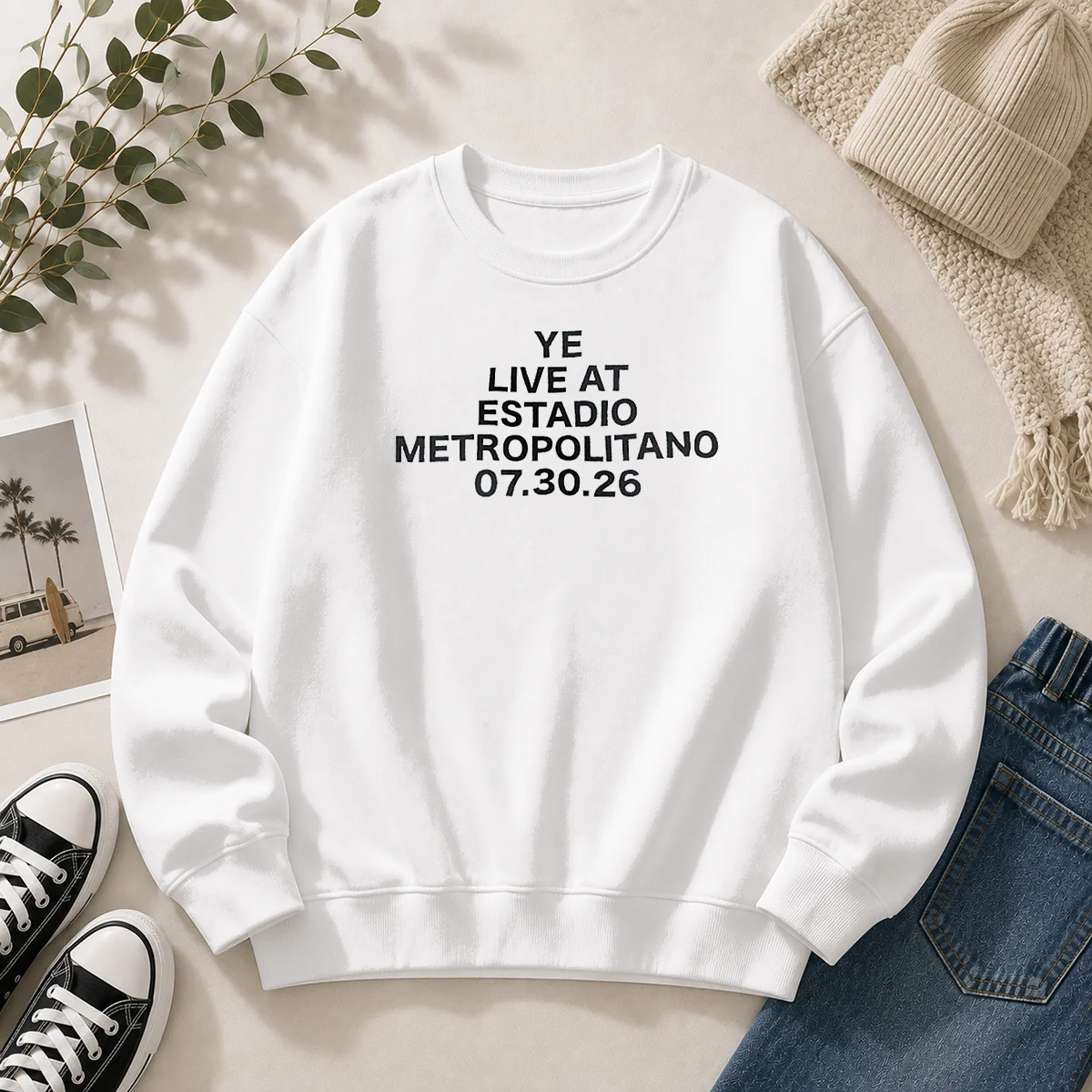 Awesome Ye Live At Estadio Metropolitano July 30 2026 Sweater
