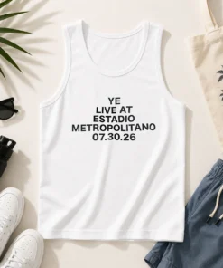 Awesome Ye Live At Estadio Metropolitano July 30 2026 Tank Top