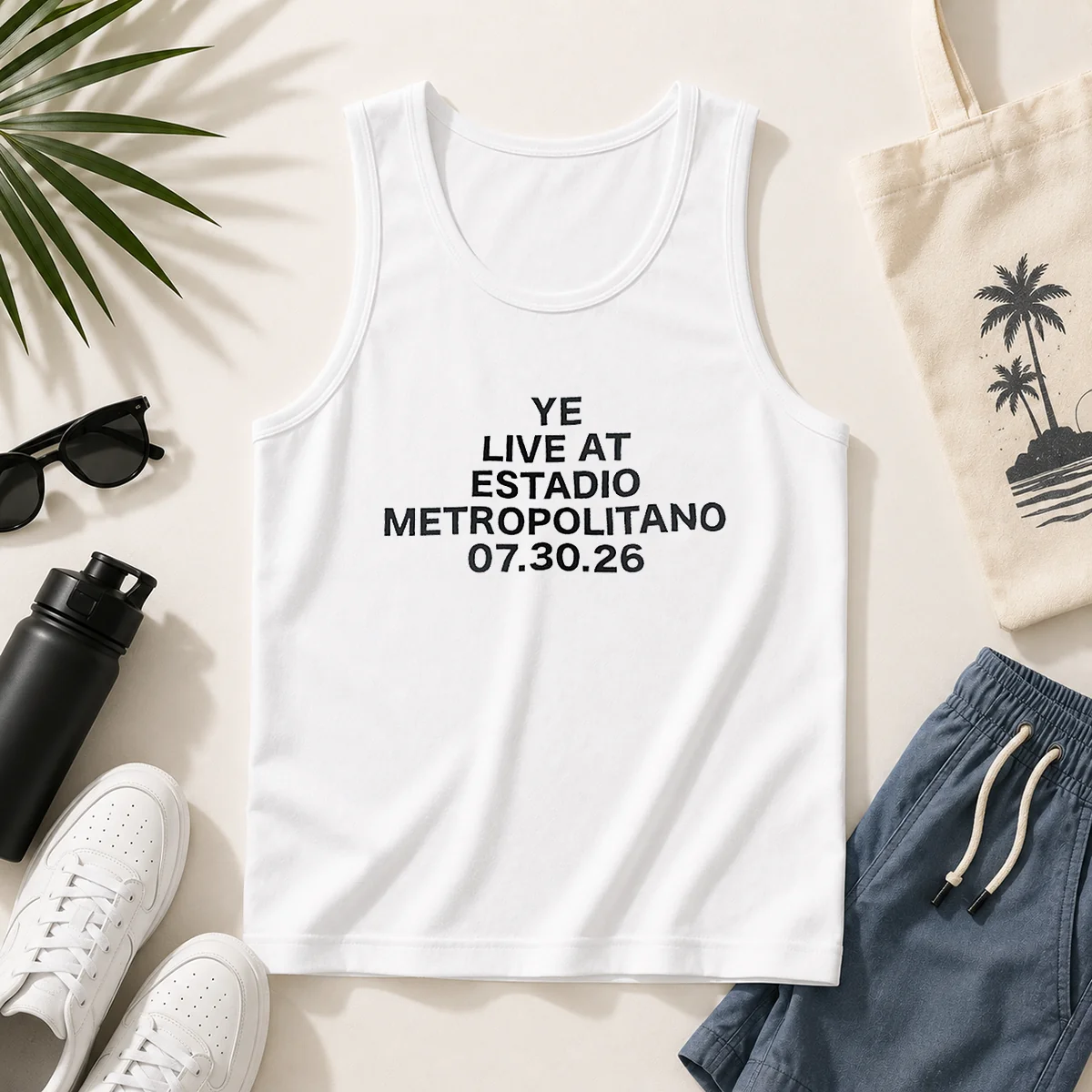Awesome Ye Live At Estadio Metropolitano July 30 2026 Tank Top