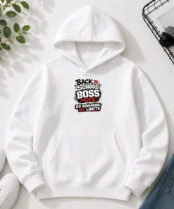 Funny Back To School Boss Mode Streetwear For Students Hoodie