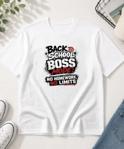 Funny Back To School Boss Mode Streetwear For Students