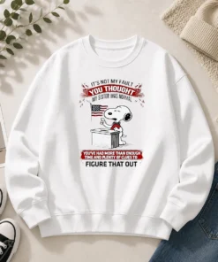 Nice Snoopy It'S Not My Fault You Thought My Sister Was Normal Sweater