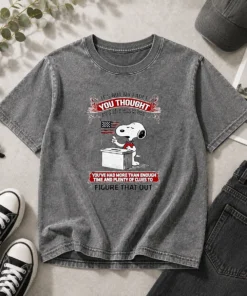 Nice Snoopy It'S Not My Fault You Thought My Sister Was Normal Washed T-Shirt