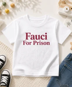 Original Fauci For Prison Political Protest Kids T-Shirt