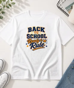 Pretty Back To School Vector Typography Ready To Rule