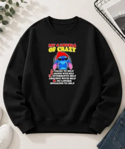 Pretty Stitch Lilo And Stitch My 4 Levels Of Crazy Talks To Self Argues With Self Sweater