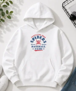 Pretty Vintage Cleveland Spiders American Association Baseball Club Est 1887 Hoodie