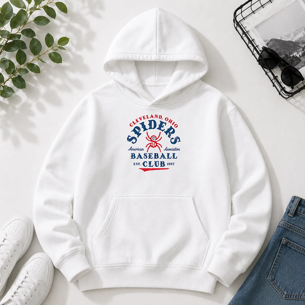 Pretty Vintage Cleveland Spiders American Association Hoodie Pretty Vintage Cleveland Spiders American Association Hoodie