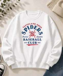 Pretty Vintage Cleveland Spiders American Association Baseball Club Est 1887 Sweater