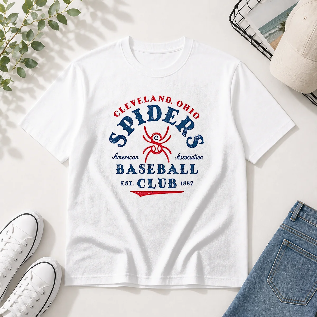 Pretty Vintage Cleveland Spiders American Association Shirt Pretty Vintage Cleveland Spiders American Association Shirt