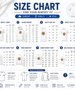 Size chart for Top Labour Day Proud American Worker Western with measurements in inches and cm to help choose the right fit